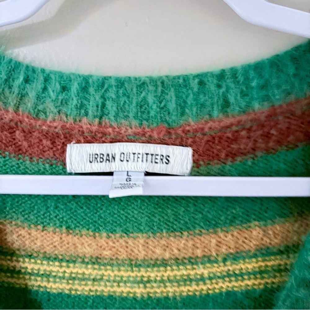 Urban Outfitters Multicolor Striped V-Neck Sweater Vest - Picture 5 of 7
